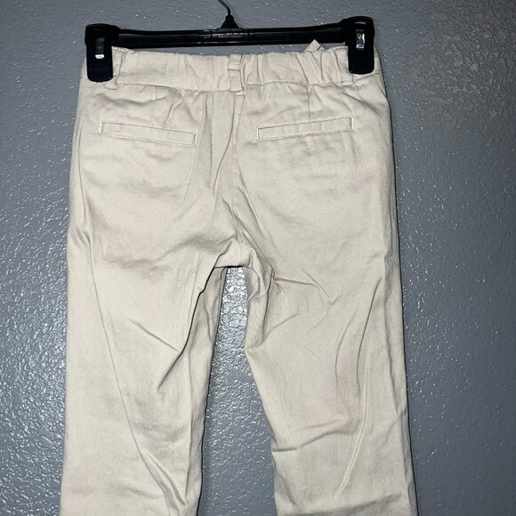 Nautica Girls Size 10 Khaki Uniform Pants Adjustable Waist School Wear - Picture 4 of 4